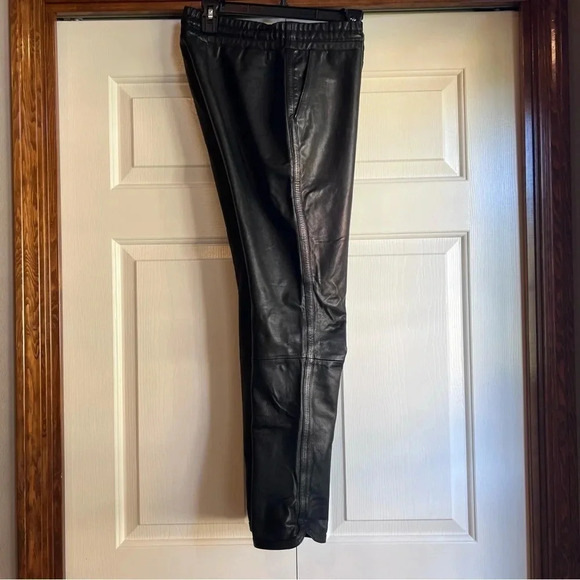 Bec & Bridge Slim Leather Jogger Pants Women’s size 6 - Picture 10 of 16
